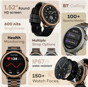 Boult  Audio Crown R Smartwatches,, Smartwatch Technology
Wearable Gadgets
Boult Audio Crown R
Tech Reviews
Fitness Tracking
Health and Wellness
Connected Devices, Bluetooth Calling Smartwatches