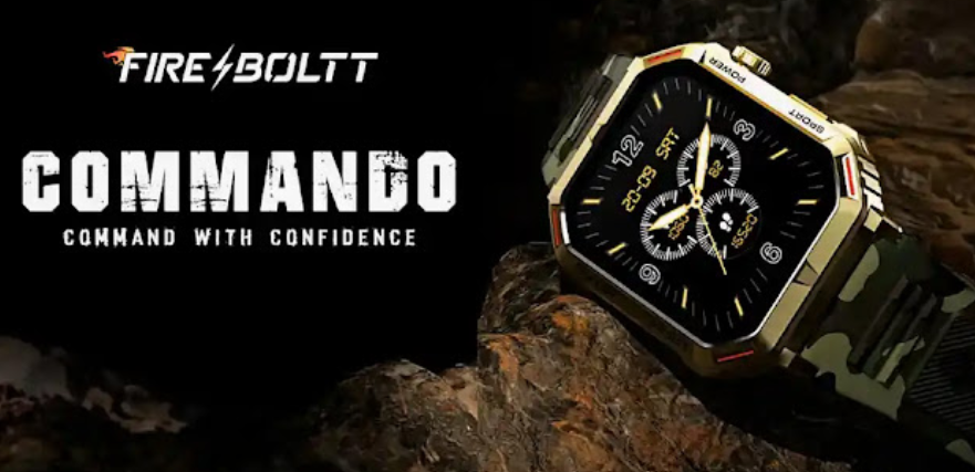 Fire-Boltt Commando, Fire-Boltt Commando Review, Fire-Boltt Commando Bluetooth Calling smartwatch,  Fire-Boltt Commando price, Fire-Boltt Commando Design