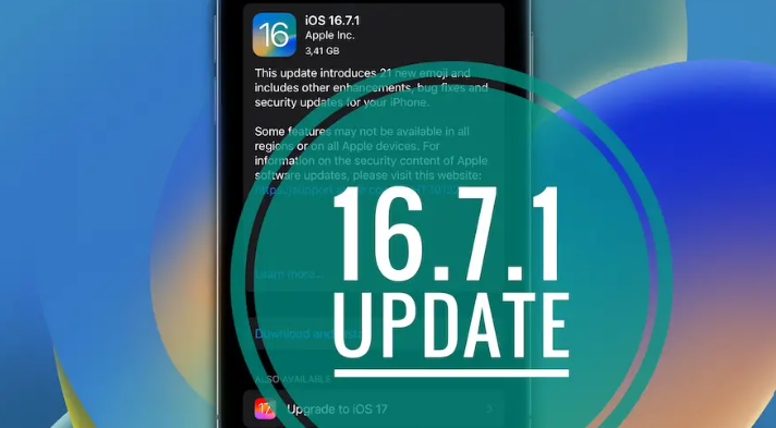 iOS 16.7.1 Security Update