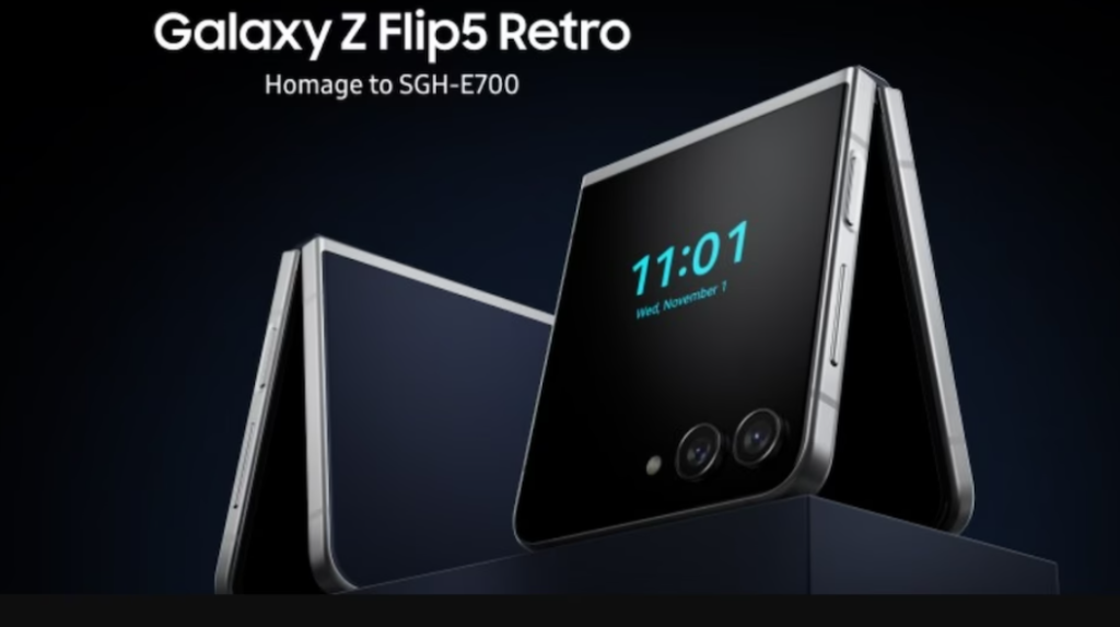 Timeless Design: SGH-E700 Inspires Galaxy Z Flip 5 Retro, Samsung Galaxy Z Flip 5 Retro Edition: A Nostalgic Marvel, noistech tech gadgets