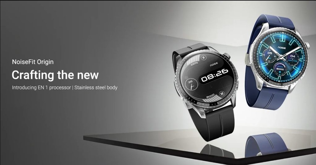 NoiseFit Origin smartwatch design and display