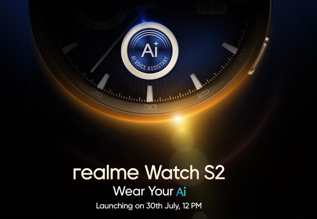 Realme Watch S2 including ChatGPT Ai assistant, Realme Watch S2 launch