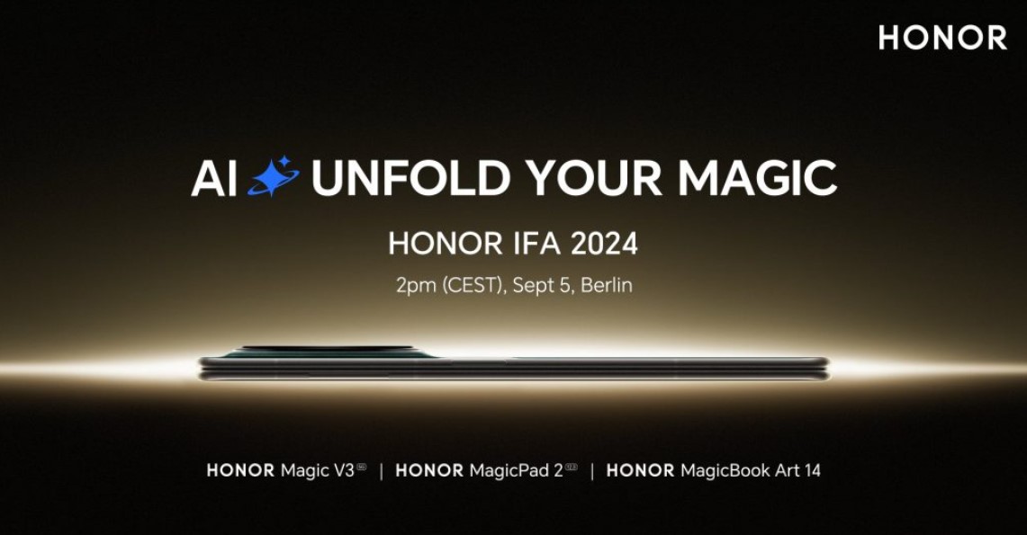 HONOR Magic V3, IFA 2024 HONOR announcements
