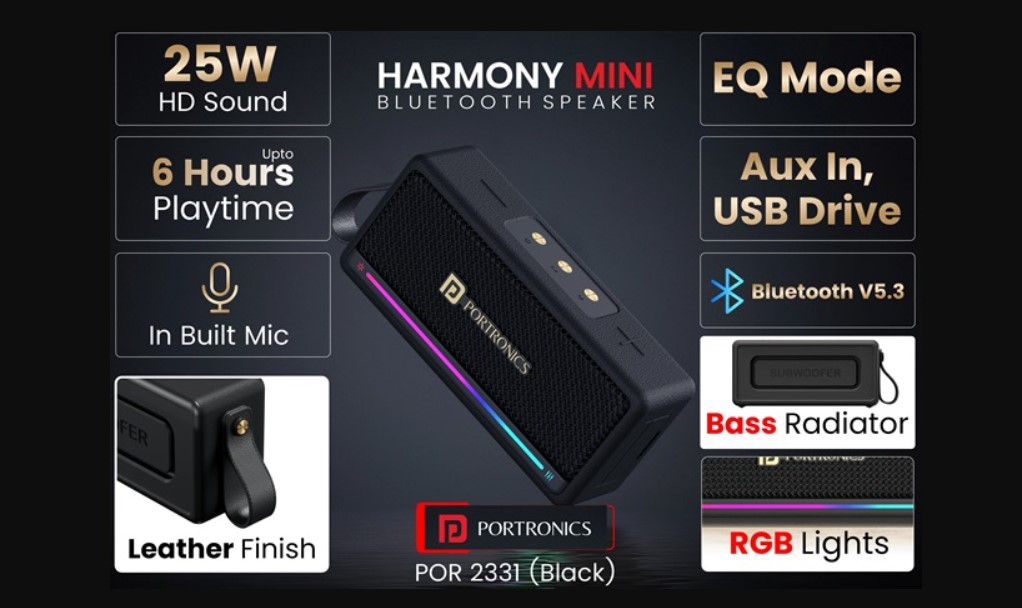 Portronics Harmony Mini sound quality, Portronics Harmony Mini specs
