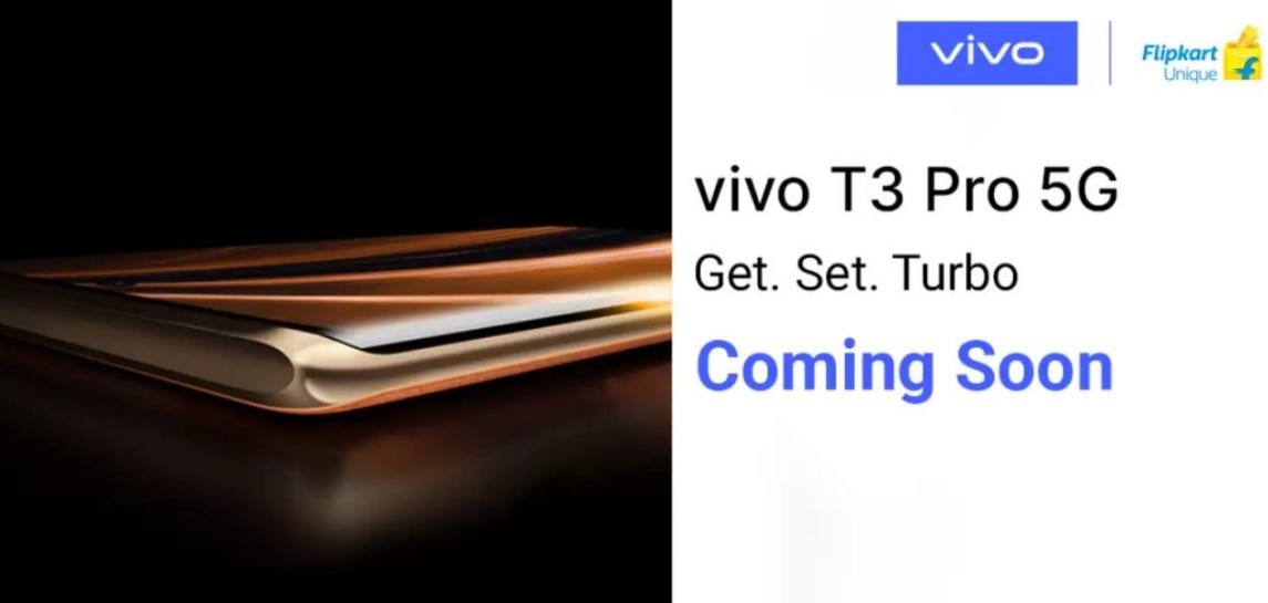 Vivo T3 Pro 5G Vegan Leather Finish, 
